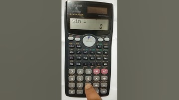 Solve | sin 30 degree | using calculator (Casio fx-991MS)