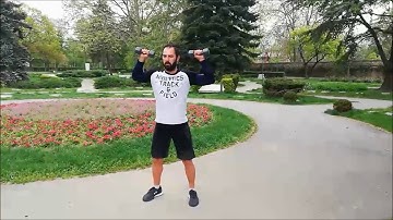 DUMBBELLS UPRIGHT ROW w EXTERNAL ROTATION