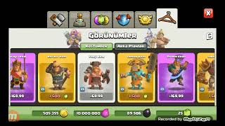 Canavar kral, altın bilet inceleme yeni SEZON/Clanh of Clans screenshot 1