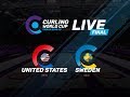 Men's Final - United States v Sweden - Curling World Cup leg two, Omaha, United States - second leg