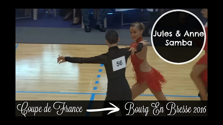 Jules & Anne, FRA | Coupe de France Youths Latines 2016 | 1/4 Samba