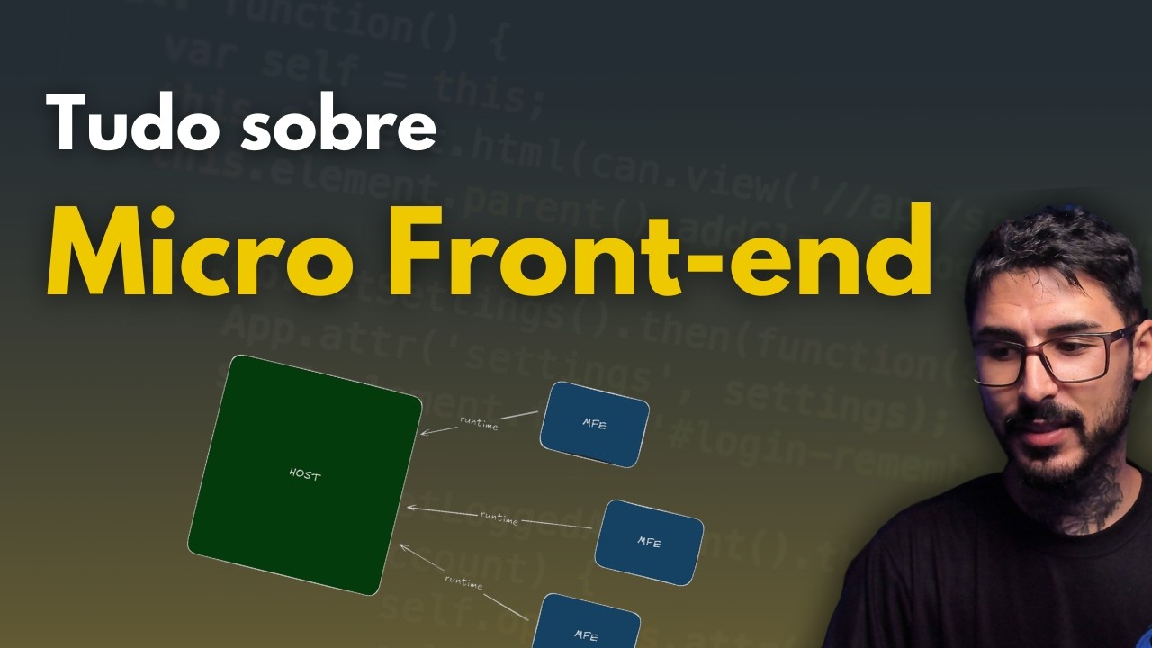 TUDO que VOCÊ PRECISA SABER sobre MICRO FRONTEND com ANGULAR - YouTube