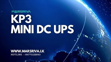 ⚡⚡ MARSRIVA KP3 MINI DC UPS ⚡⚡