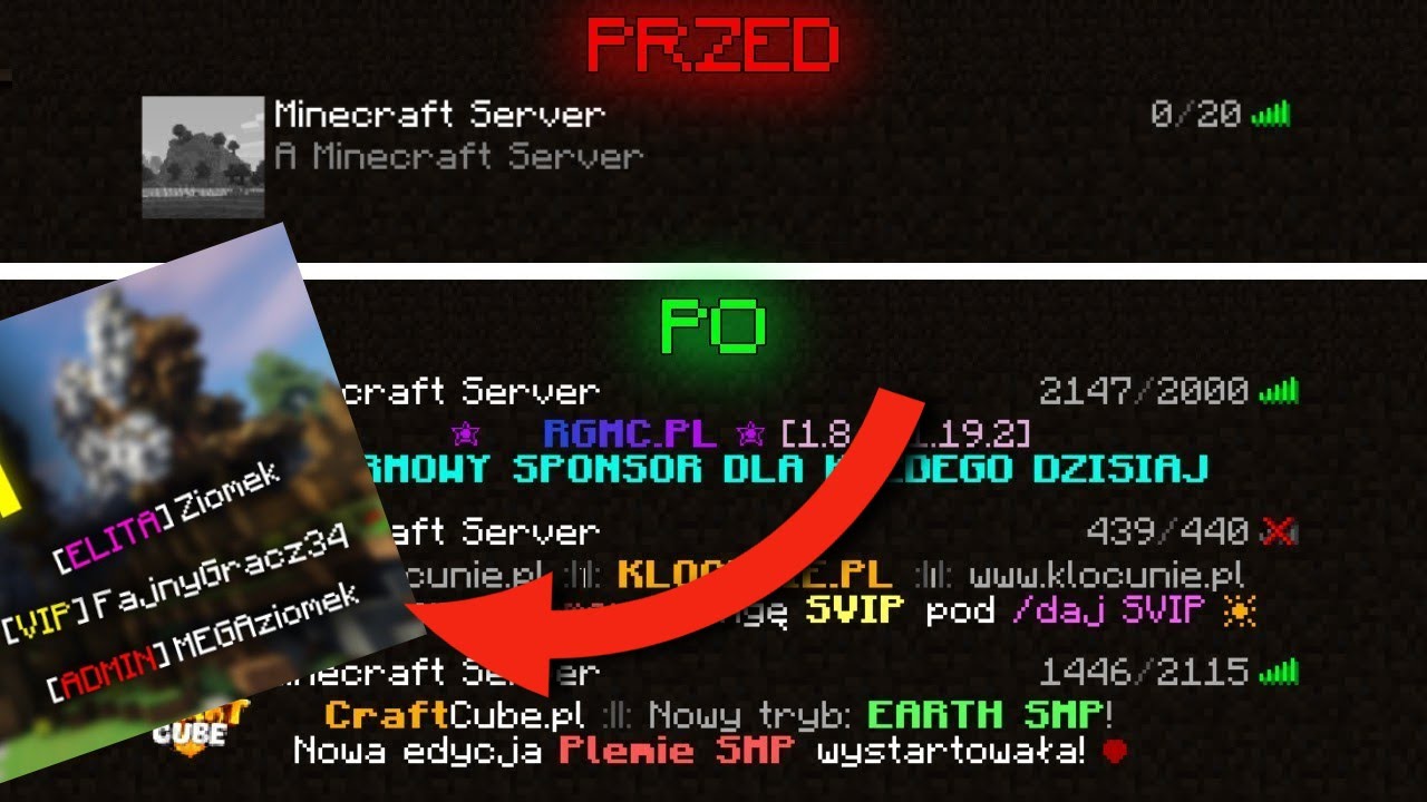 Jak Zrobic Napis Na Czacie W Minecraft #2 Jak zrobić RANGI na CZACIE, TABIEjak zrobić KOLOROWY NAPIS SERWERA