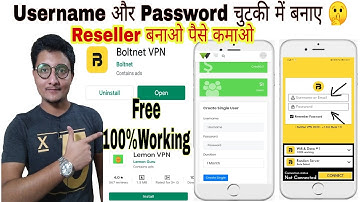 Username Kaise Banaye | Boltnet Reseller Login | How To Create Boltnet Reseller And Username | Lemon