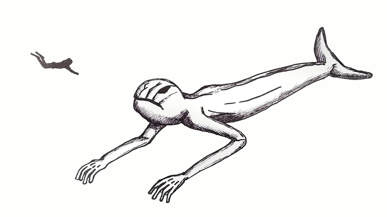 How to draw Ningen - YouTube