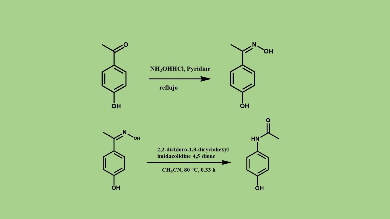 Paracetamol (analgésico) síntesis II YouTube