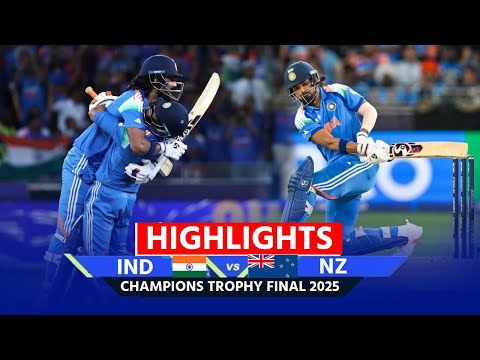 IND vs NZ Final Highlights: India vs New Zealand Champions Trophy Final Highlights | Today Match Episode cover