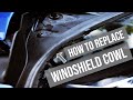 HOW TO REPLACE THE WINDSHIELD COWL ON YOUR BMW F30