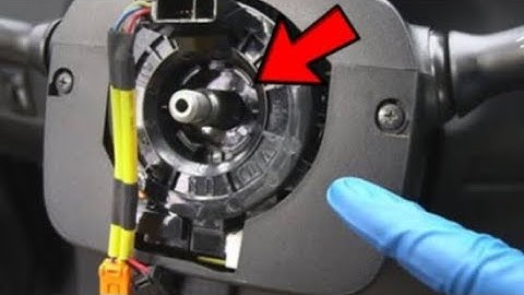 How to replace a clock spring (airbag light and horn not working at all)