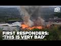 'All of them': First responders describe chaotic scene at Searsmont lumber mill fire