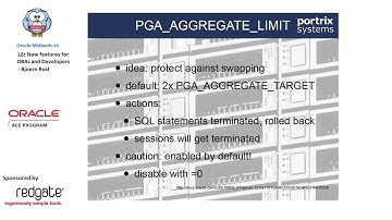Oracle Midlands #6: 12c New features for DBAs and Developers - Bjoern Rost