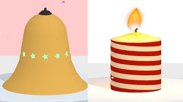 Stack Up!🕯️🤶🎂! Stacking Gameplay! Very Satisfying And Relaxing ASMR!