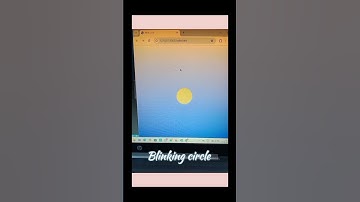 Blinking circle #html#css#javascript#webdevelopment#coding#cssprojects