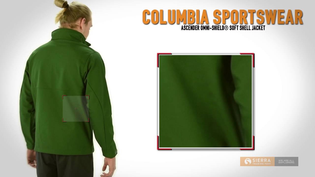 Columbia Sportswear Ascender Omni Shield Soft Shell Jacket For Men Youtube