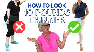 How to Look 10 POUNDS THINNER | 10 Tips Women Over 50