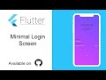 Flutter Login Screen UI- Speed Code