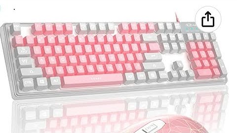 gaming keyboard and mouse combo, k1 7 colors led backlit