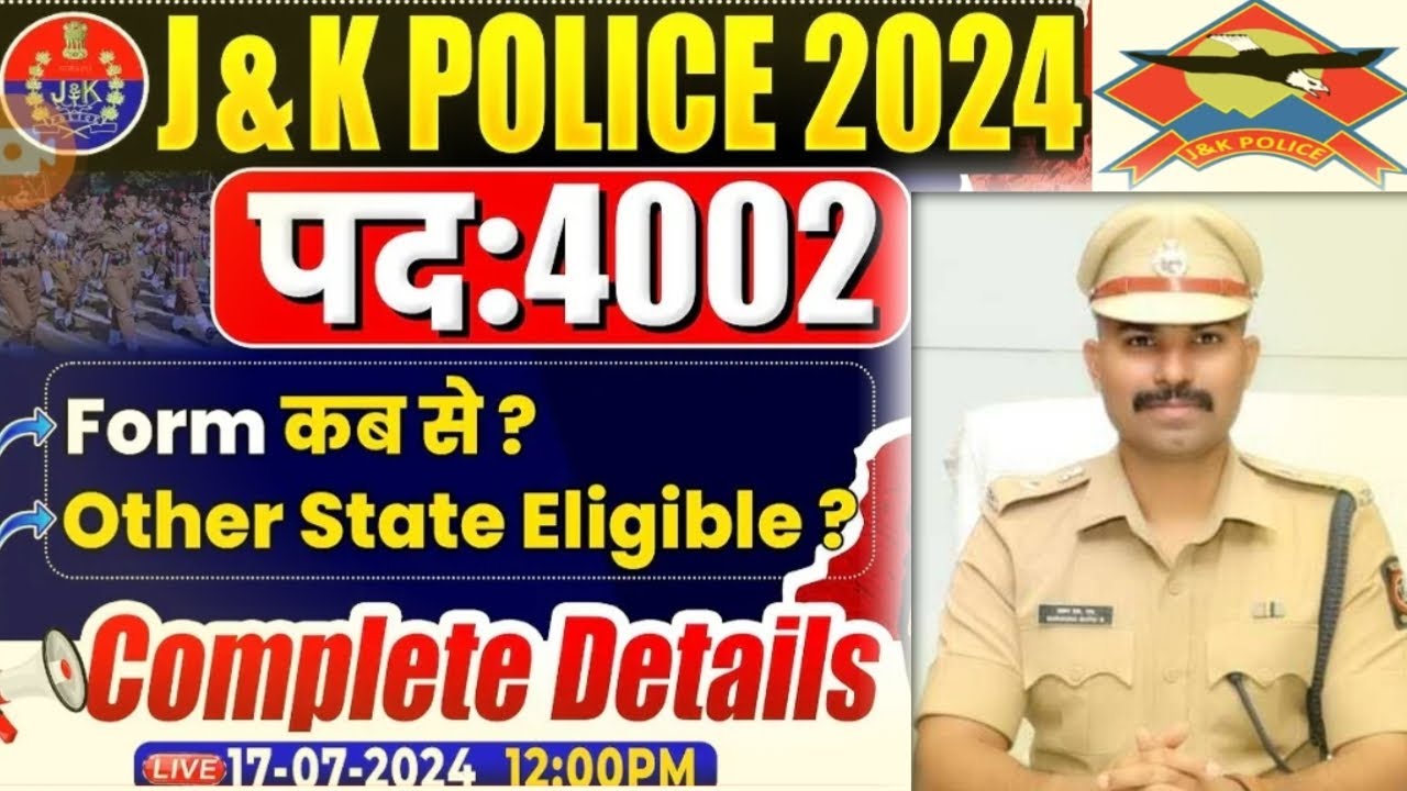 JKP Constable Recruitment 2024😍|| Official Notification Out jkssb 🔥| Total vaccines out 