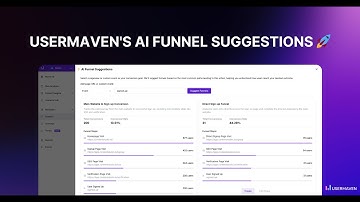 AI Funnel Suggestions: Usermaven