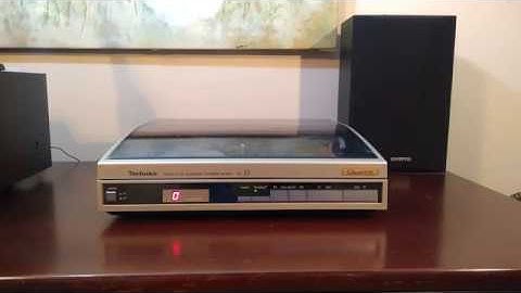 Technics SL-J2 - A "Hands Off" Turntable