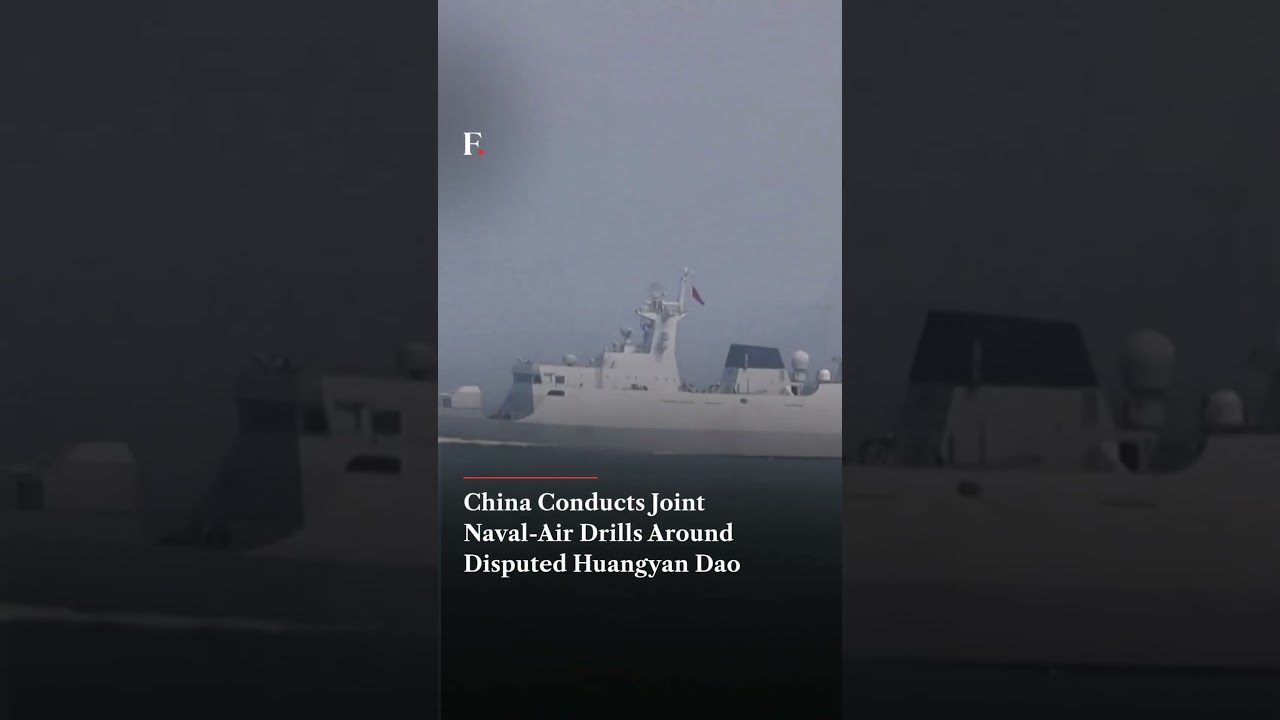 China Conducts Joint Naval-Air Drills Around Disputed Huangyan Dao | N18G thumbnail
