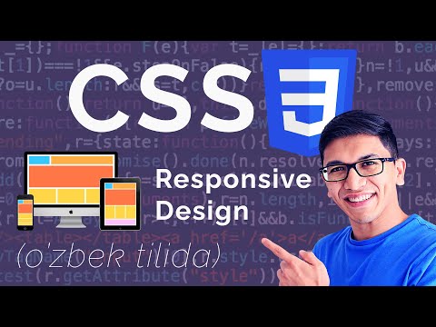 CSS - Responsive Design | O&rsquo;zbek Tilida | viewport, @media, max-width, vw, vh | - Qism 4