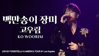4K 230120 고우림 백만송이 장미 FORESTELLA N.AMERICA TOUR #1 Los Angeles