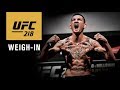 UFC 218: Official Weigh-in