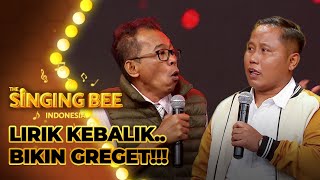 LIRIKNYA KEBALIK! Jarwo Greget Banget Sama Narji!!! | THE SINGING BEE INDONESIA