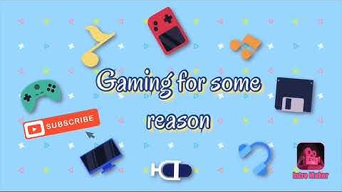 Finally have a intro