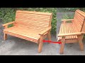 ✅ Скамейка на болтах | Лавочка своими руками | DIY Modern Outdoor Bench | Gartenbank selber bauen