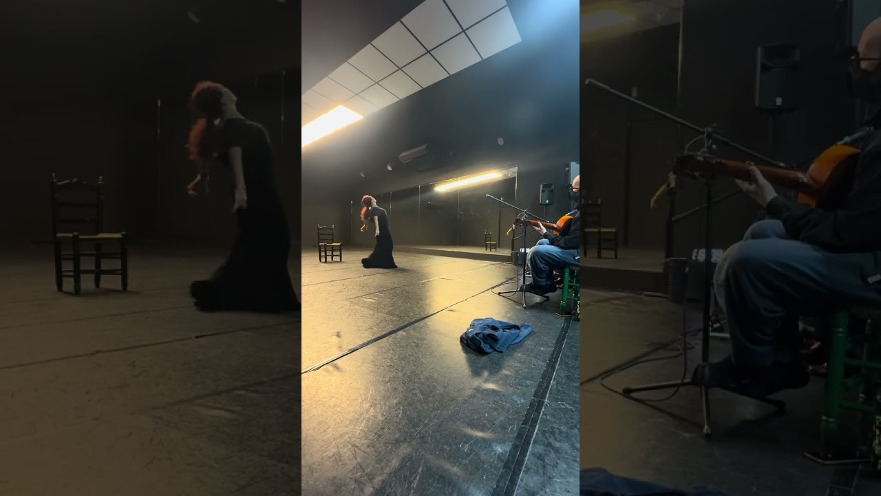 終於完成了 練起來屬於自己的Tangos de Málaga 謝謝吉他手Sergio 與歌手Poyin Chen