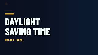 Daylight saving time: what it is, where it came from, and when it ends | Project 3035 Guide