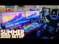 SUMMER 2020 GAMING SETUP TOUR! (CUSTOM KEYBOARDS + 240Hz MONITORS!) - Too Much Tech
