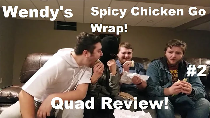Wendy's Spicy Chicken Go Wrap Review!
