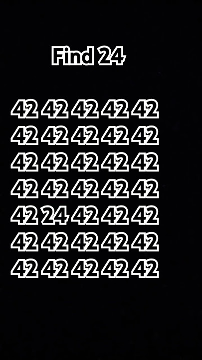 Find 24