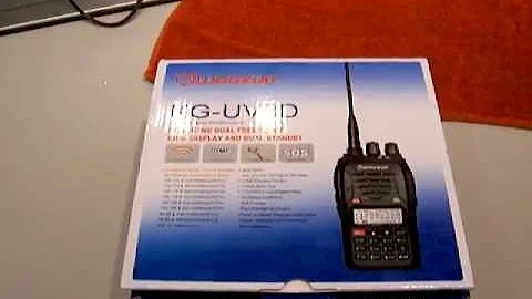 Wouxun KG UV3D In the box