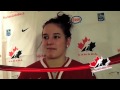 Nov 7 vs Sweden  Melodie Daoust English