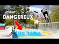 Je ride le pire bowl de france  dangereux  vlog fr trottinette freestyle skatepark  mukzz