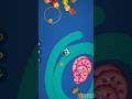 worms zone snake game #shorts