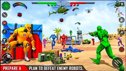 Robot Fps Shooting Strike 2 _ Modern Robot Gun Shooting Games - Android Gameplay #5