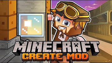 Over 10,000 Blocks of Train Track - Create Mod 0.5 - Minecraft 1.18.2