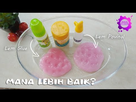 How to make slime from two ingredients |  how to make slime |  Borax-free slime / activator. 