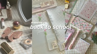 pinterest school girl guide 𓍢ִ໋🌷˚⊹♡ | back to school prep, stationery haul, makeup + more
