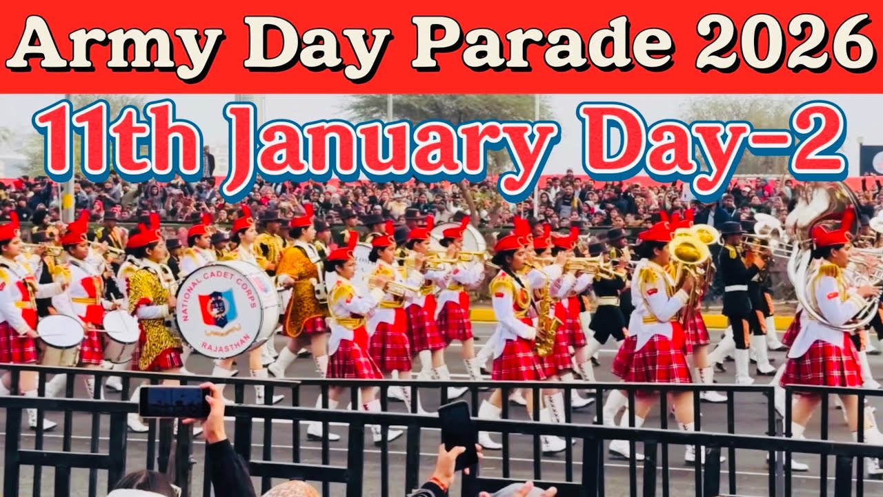 Army Day Parade in Jaipur || Army Day Celebration 2026 || Day-2 Parade Training Vlog 🇮🇳 🪖 🫡