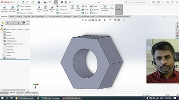 CrossHead Assembly | Part Modeling of Nut in Solidworks | MDM Lab