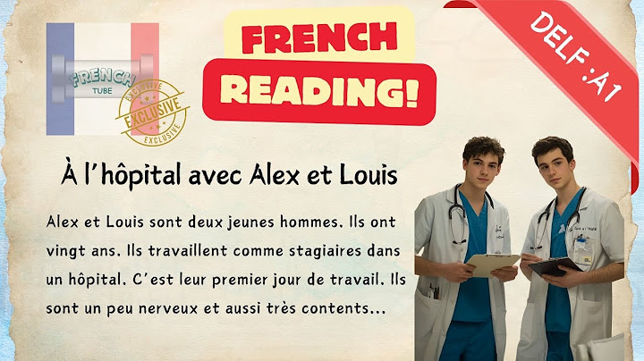Start to learn French with simple and fun story | French Reading for Beginners | DELF A1 A2