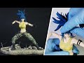 Sculpting LEONA HEIDERN | The King Of Fighters | Clay Art