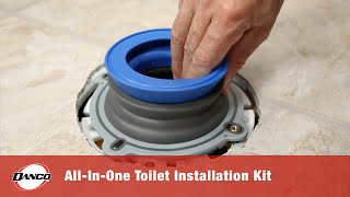 Danco All-In-One Installation Kit 4.75-in Blue Rubber Toilet Wax Ring with  Bolts